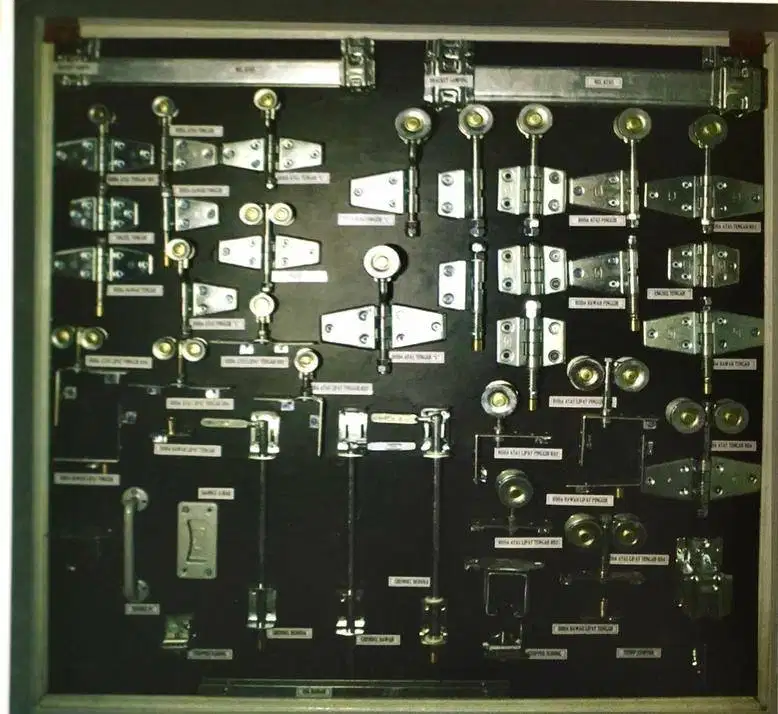 Jual Accesories Pintu Garasi, Roda Atas, Engsel, Rel Pintu