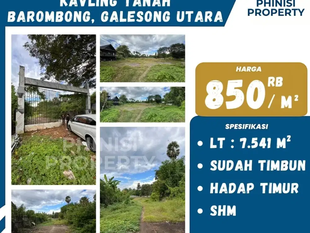 Dijual Kavling Tanah Strategis di Barombong, Galesong Utara