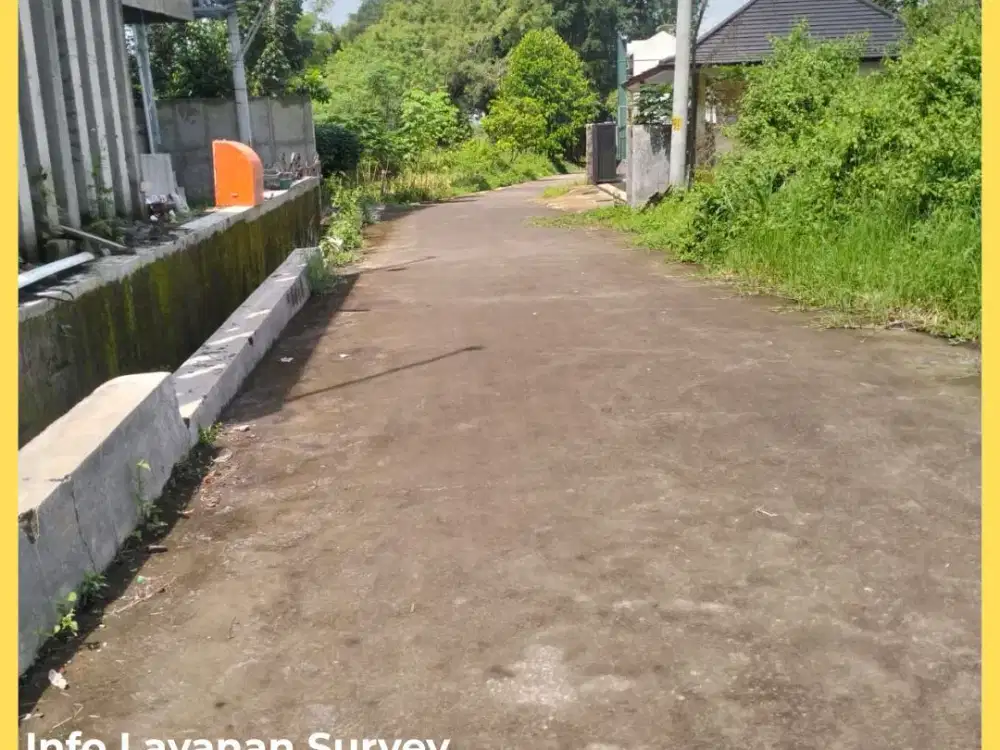 Tanah Jogja Dekat Kampus UII 1km Jl Kaliurang km14 Shm Siap AJB