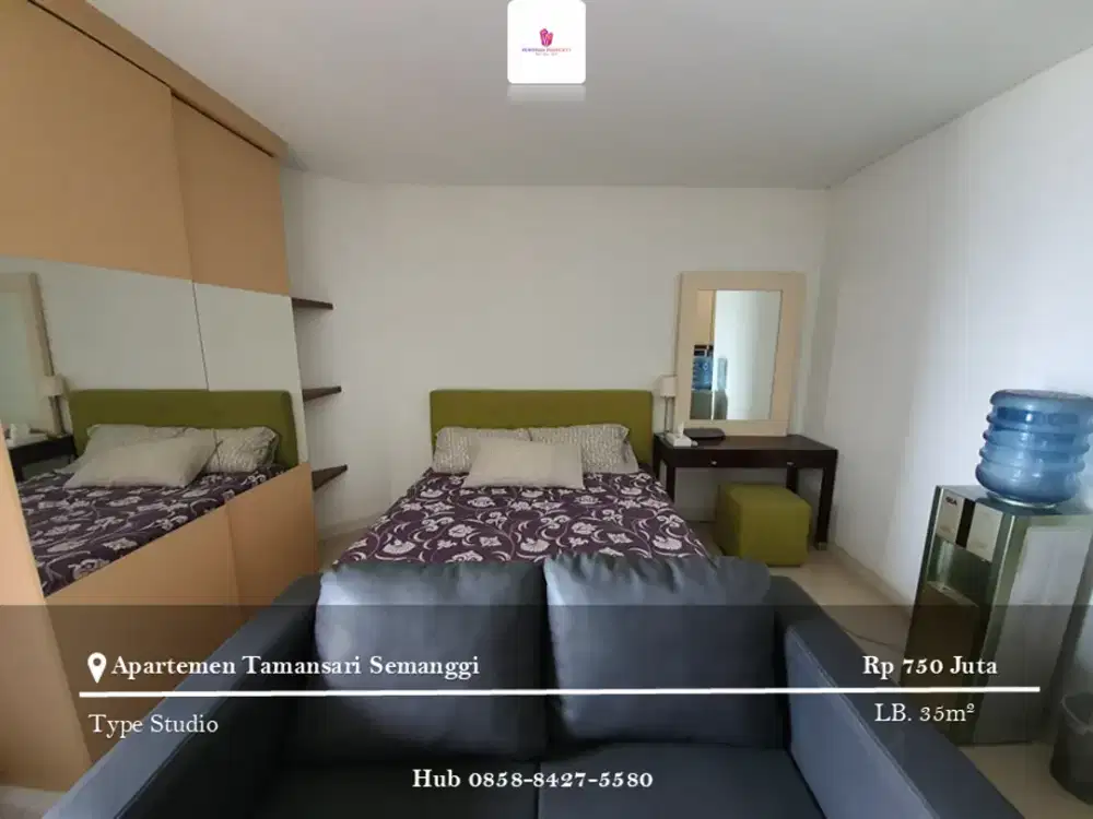 Dijual Apartement Tamansari Semanggi Studio Furnished Tower B
