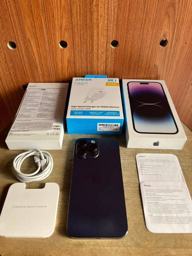 Second iBox iPhone 14 Promax 128GB Purple Fullset