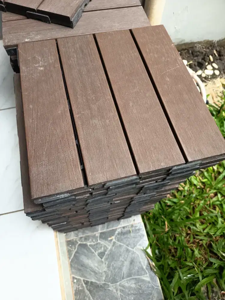 Quick deck acasia wood tile 30 × 30cm
