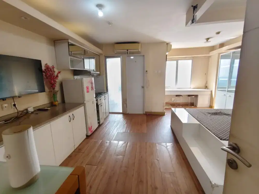 Sewa 6 bln 2 BR jadi Studio luas 34m bassura free ipl