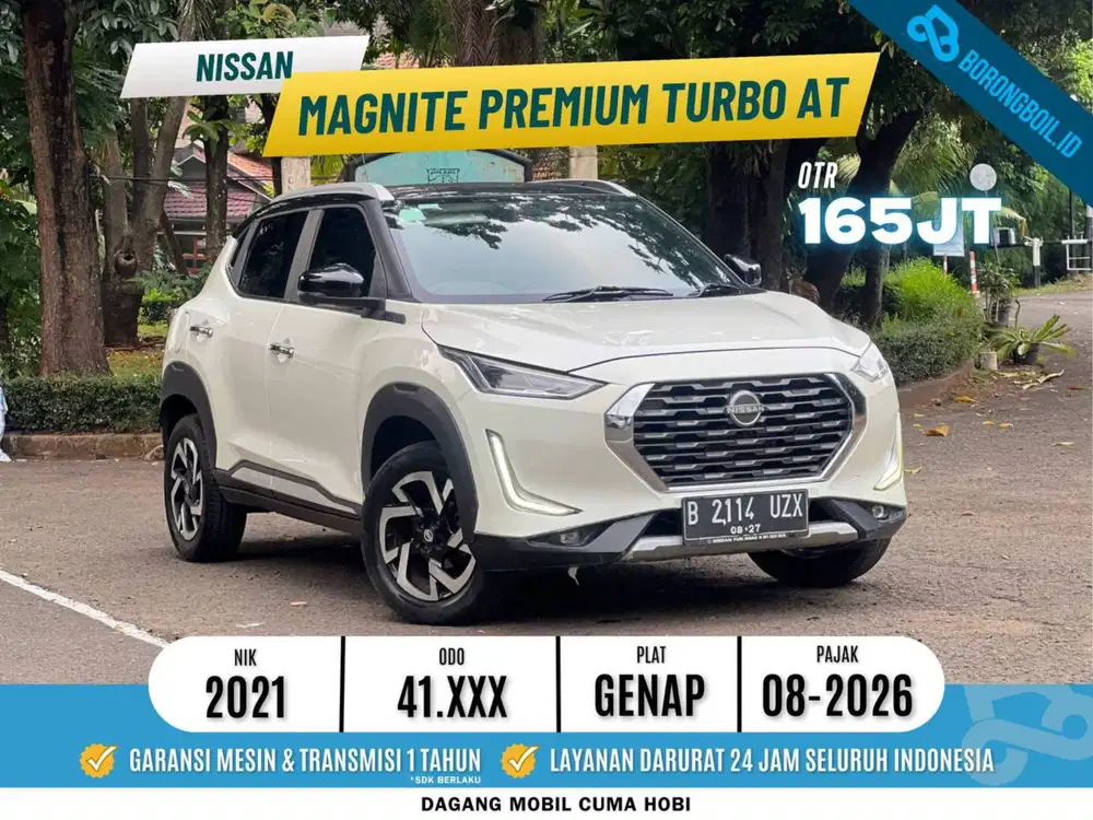 SIAP PAKAI! NISSAN MAGNITE PREMIUM TURBO AT 2021 PUTIH