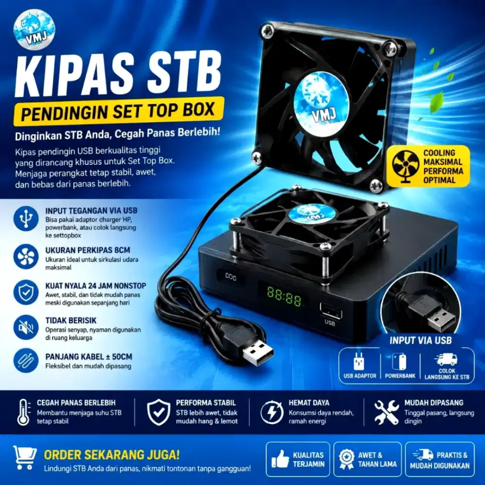 Kipas STB 5V dan 12V Pendingin