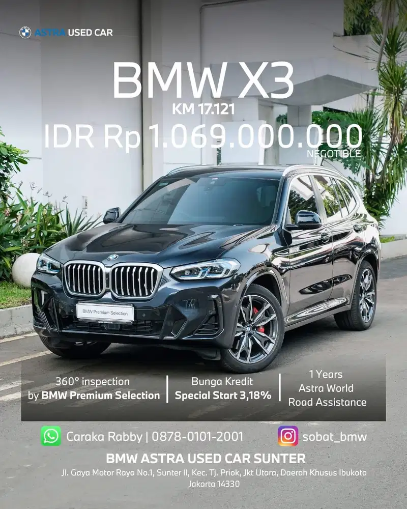 Bmw X3 xDrive30i M Sport termurah!