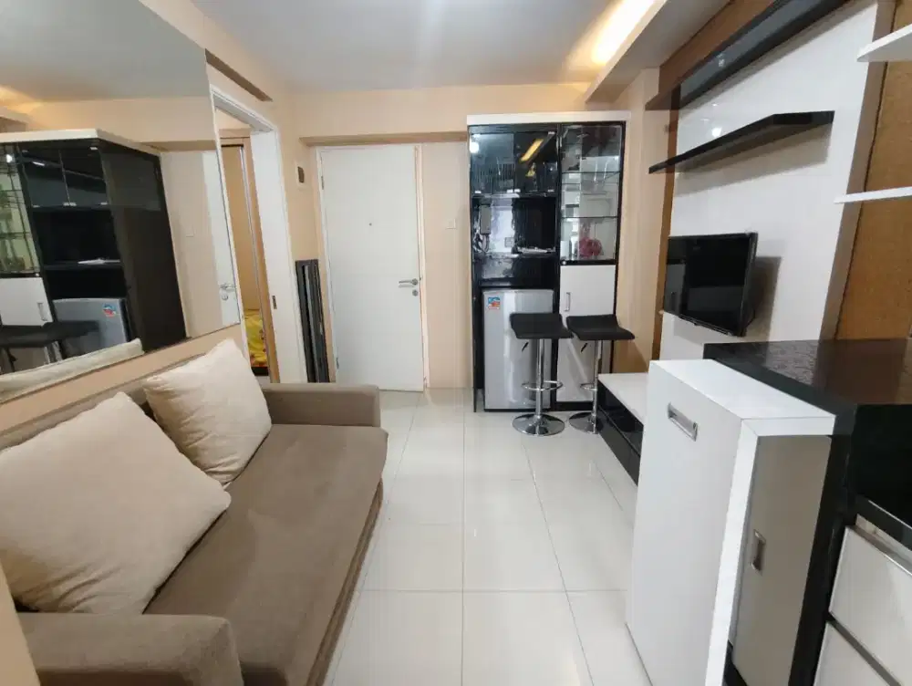 Jual sdh SHM 2 BR furnish bassura di flamboyan lantai rendah