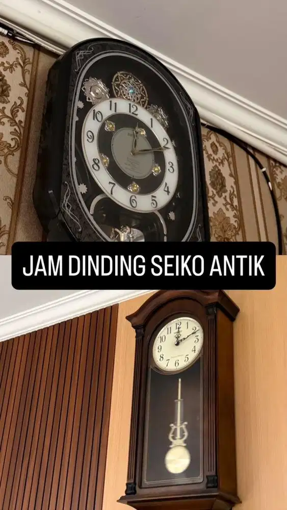 Dijual jam dinding seiko bunyi