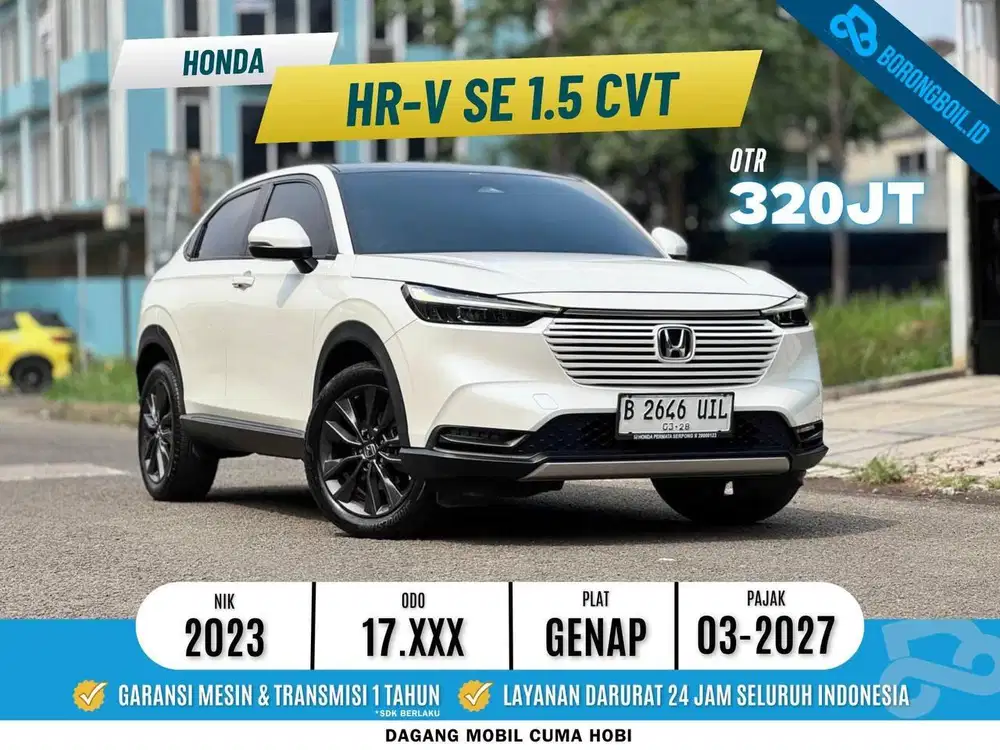 Hrv Se 1.5 Cvt 2023 Putih low km