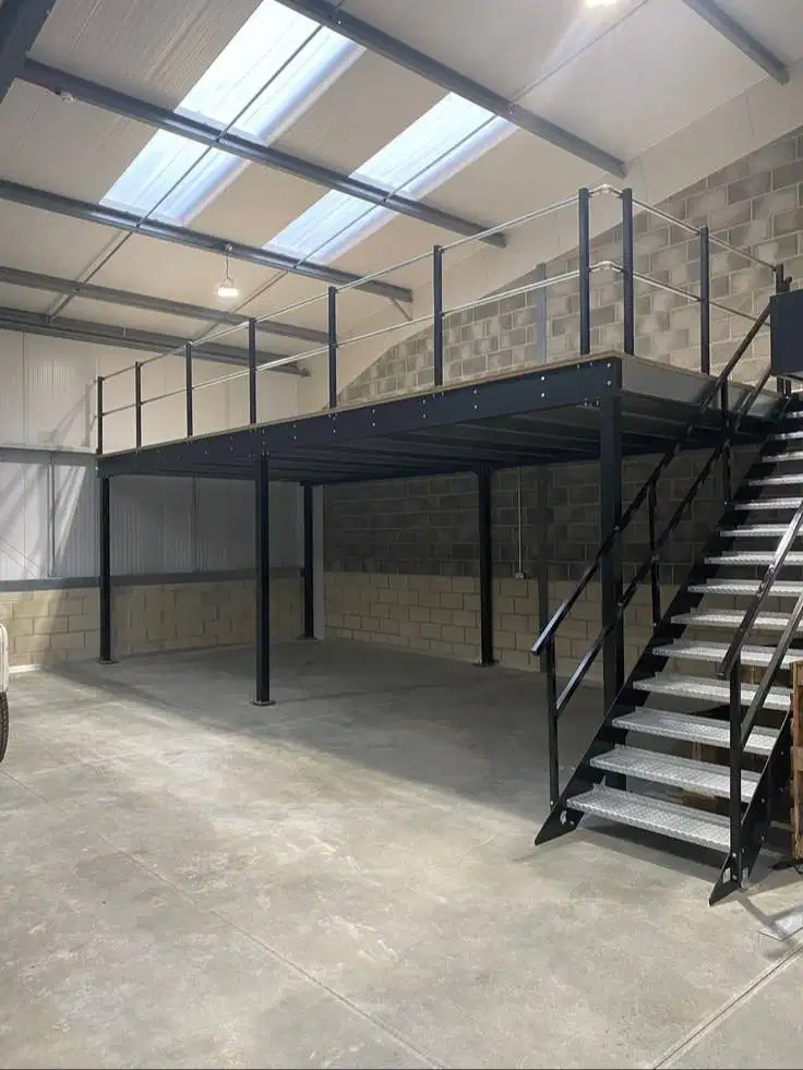 Rak Industri Mezzanines Space Kantor Produksi Model Terbaru