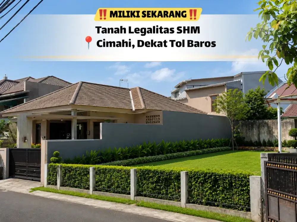 Tanah Premium 511 m² di Taman Mutiara Cimahi, Kawasan Elite Dekat Tol