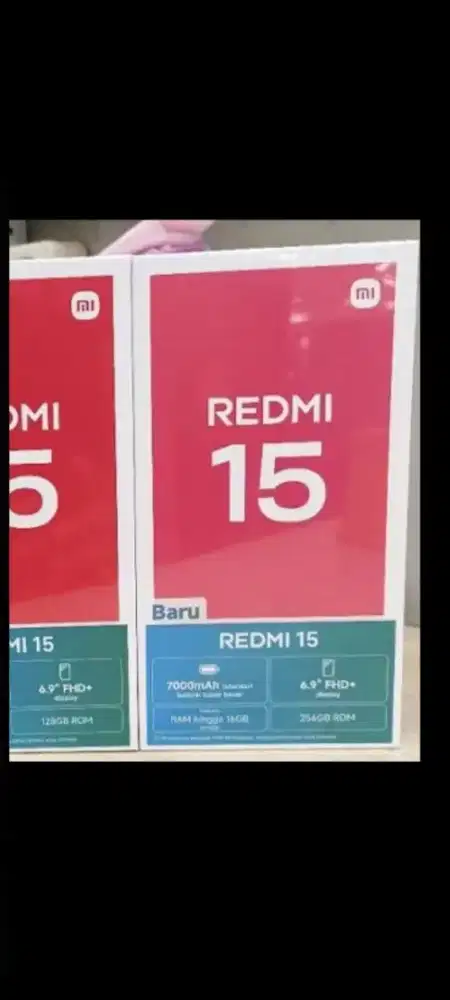 Xiaomi redmi 15 256gb ram 8gb danjg 15C resmi