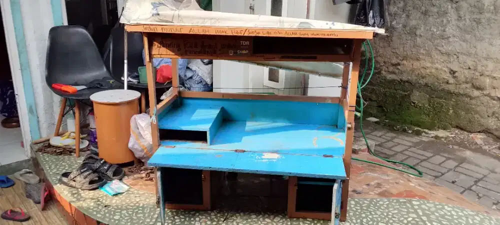 Gerobak Motor Bahan Kayu