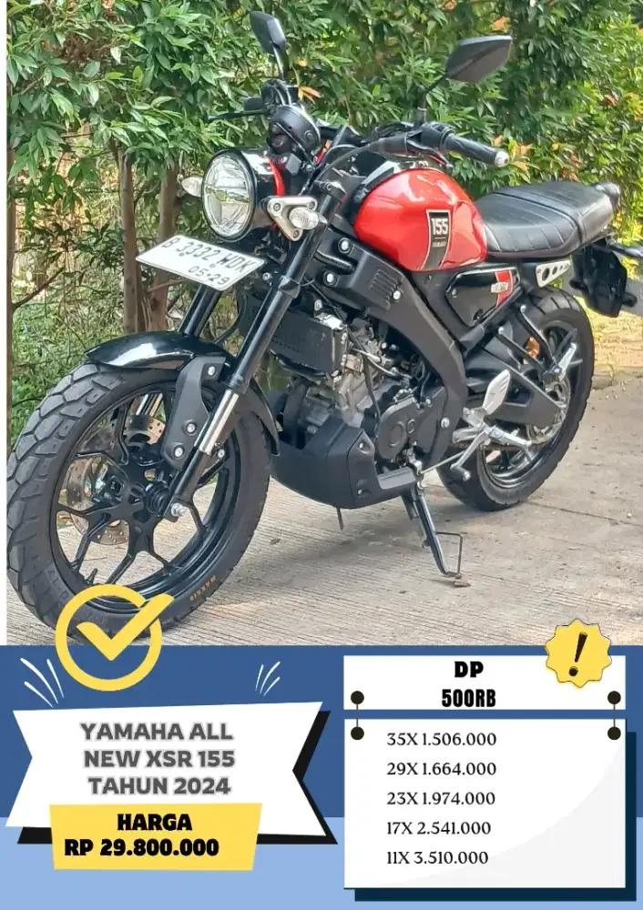Yamaha ALL NEW XSR 155 Tahun 2024 Dp 500rb
