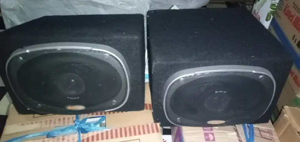 Speaker Oval Mobil Boston BSE-6981 6x9 Inch Plus Box Tinggal Pasang