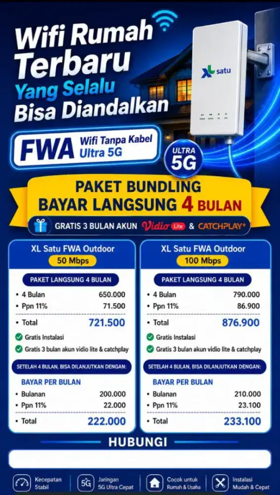 Wifi Xl berikut STB android