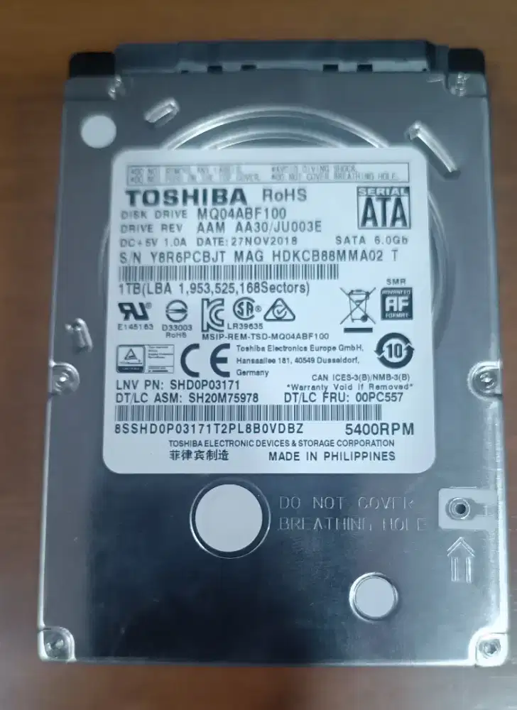 Hardisk Toshiba 1TB