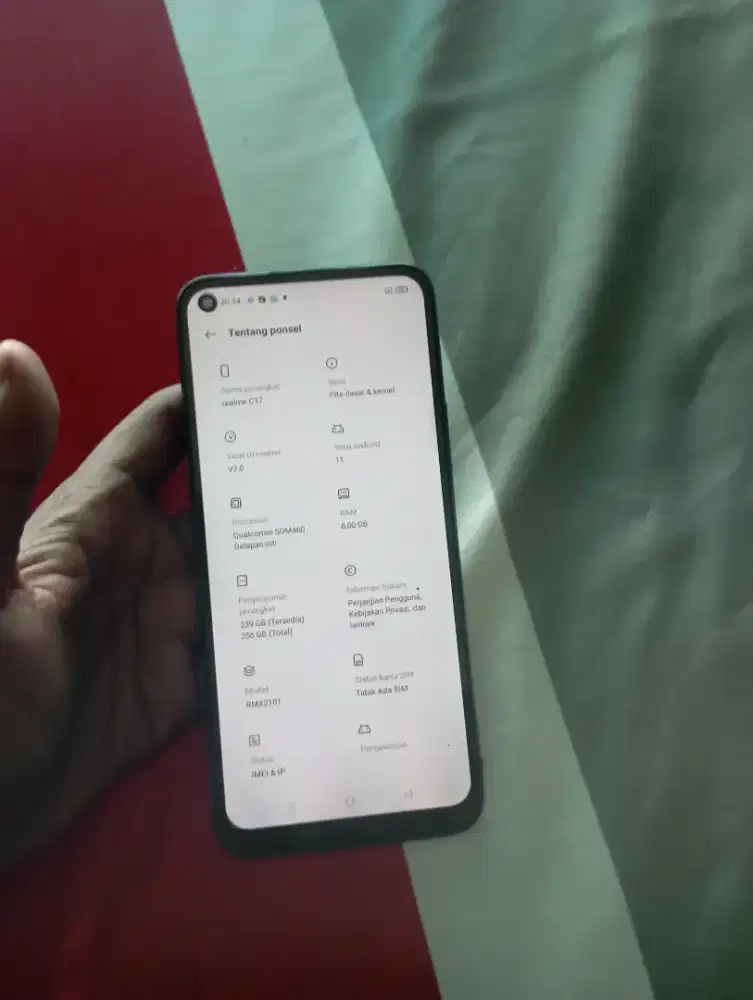 REALME C17 RAM 6 256GB