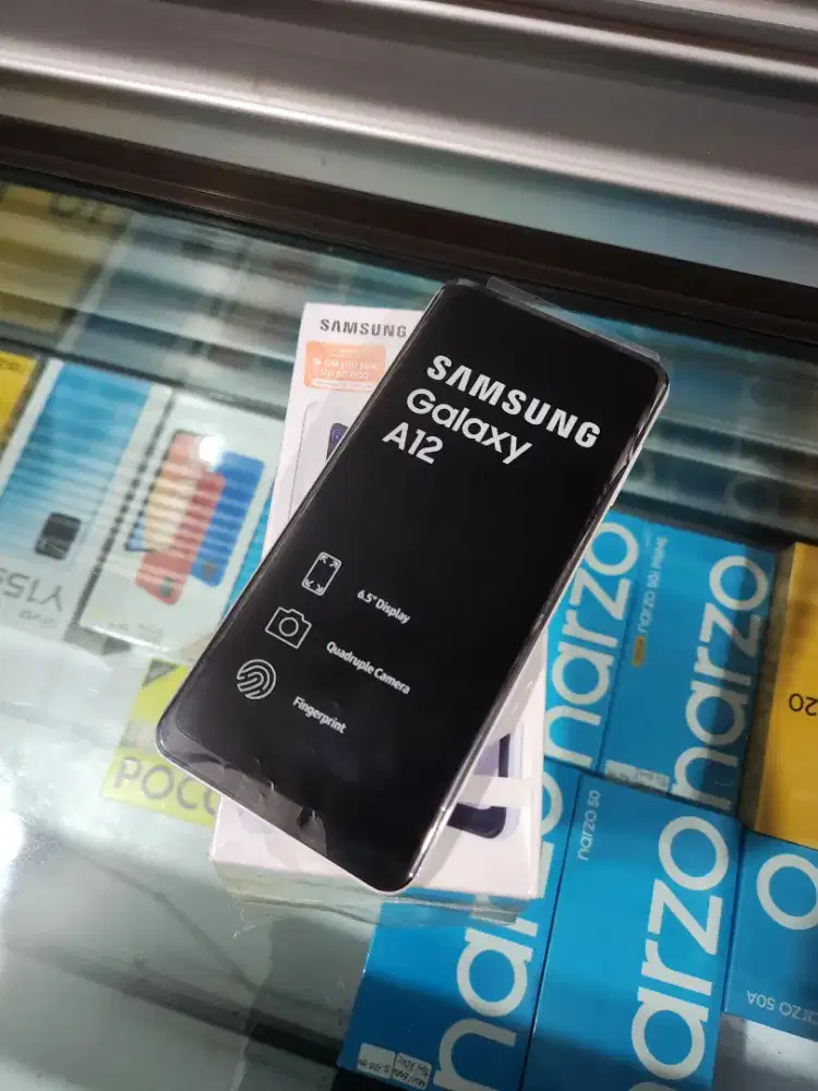 Samsung A12 4GB/128GB Blue/White Baru Open Box