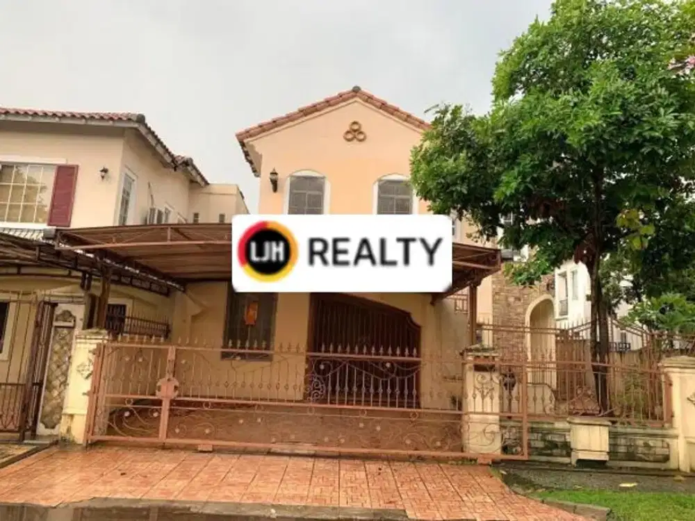 Rumah 2 Lantai di Lippo Village Karawaci Lantai Marmer Lokasi Dekat Sekolah
