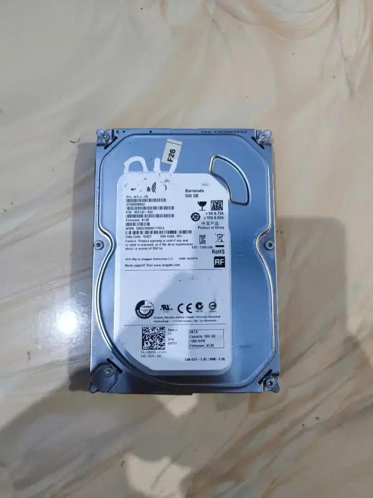 Hardisk Seagate Barracuda 500 GB