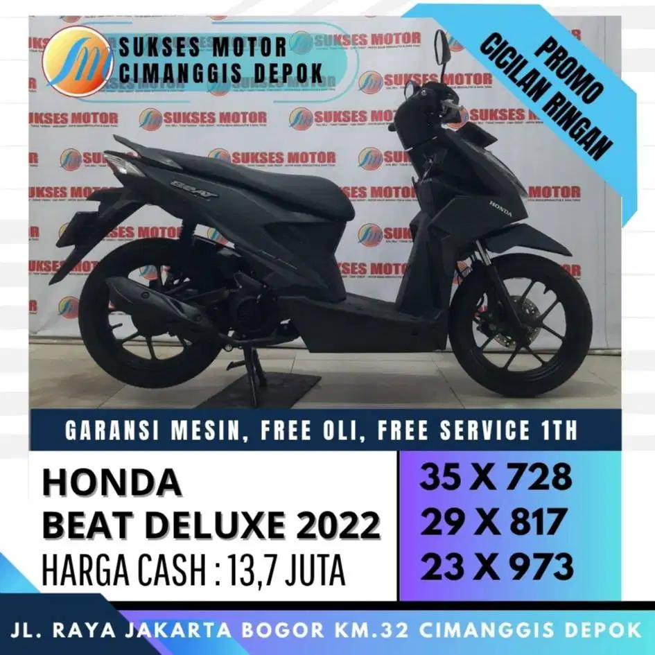 DP 800 BEAT DELUXE 2022 CASH PAYMENT VIA CC/SPAYLATER BISA