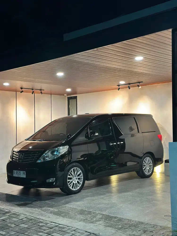 Toyota Alphard G Premium Sound CBU 2010 Hitam Black 2009 2011 Alphard