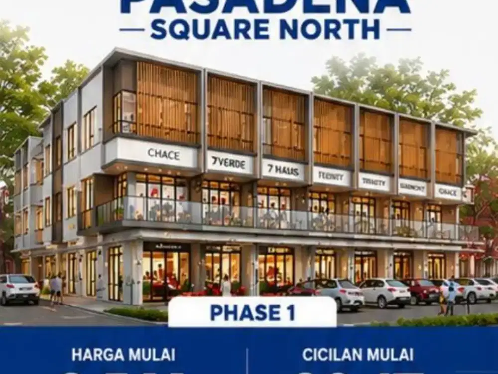Ekslusif Ruko 3Lt Pasadena North Square 3man Posisi Sangat Prime Row50