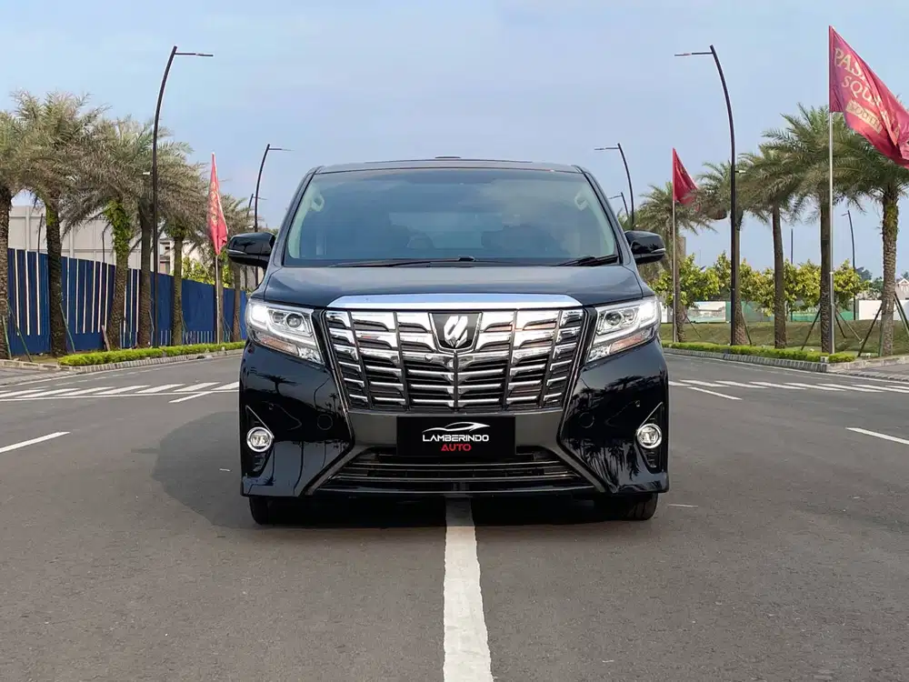 TOYOTA ALPHARD 2.5 G ATPM 2015 PILOT SEAT LOW KM !! HITAM 2016