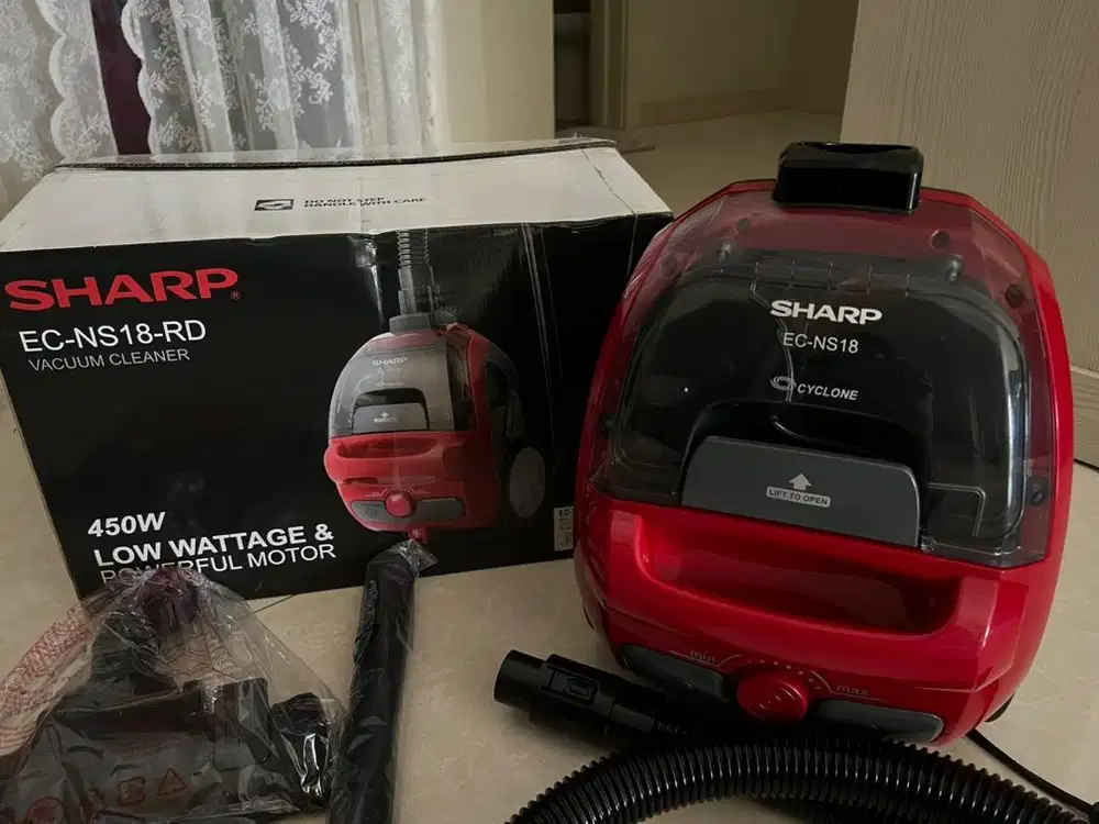 Sharp Vacuum Cleaner EC-NS18 Red NEW Ready Segel