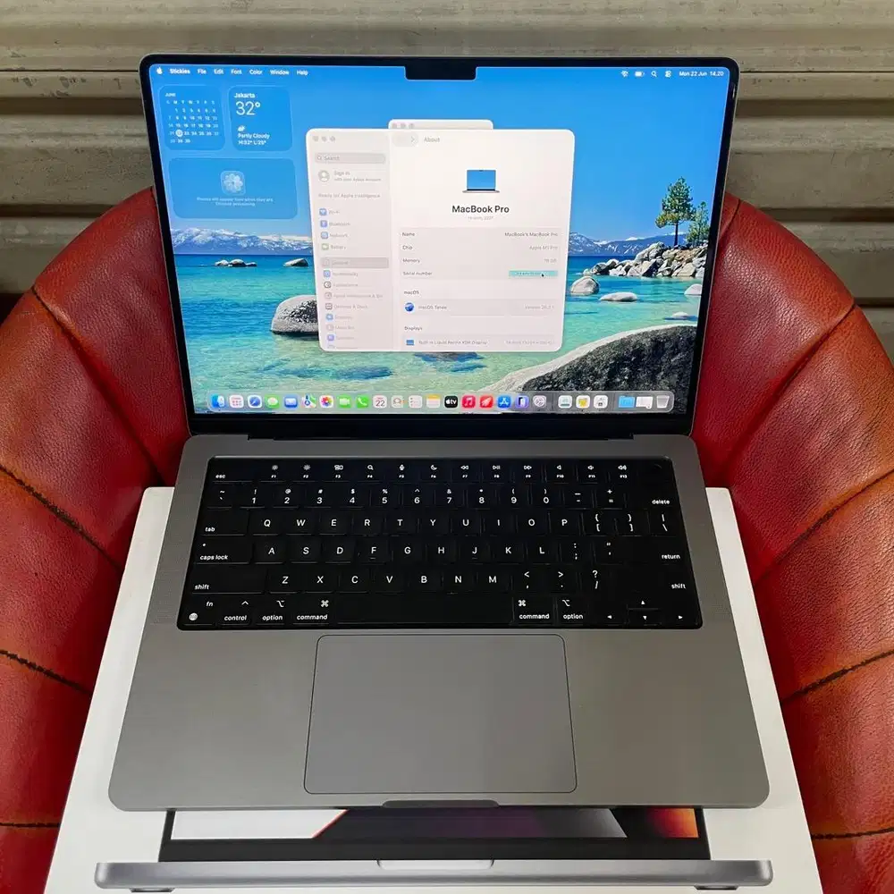 MacBook Pro 14 inci 2021 M1 PRO 16gb 512gb Ex iBox Fullset Original