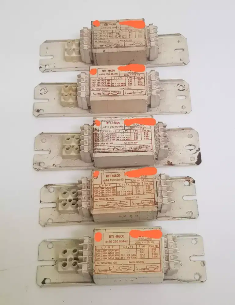 trafo ballast lampu neon TL 40W merk Samco