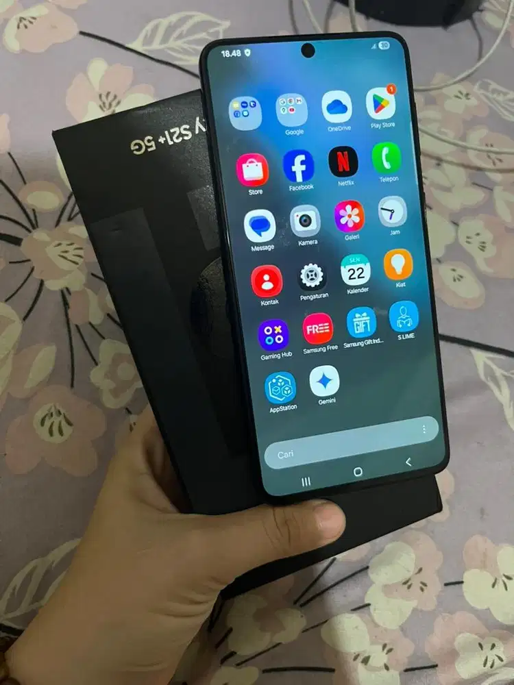 samsung s21+ 5G 8/256gb ex resmi sein indo fullset
