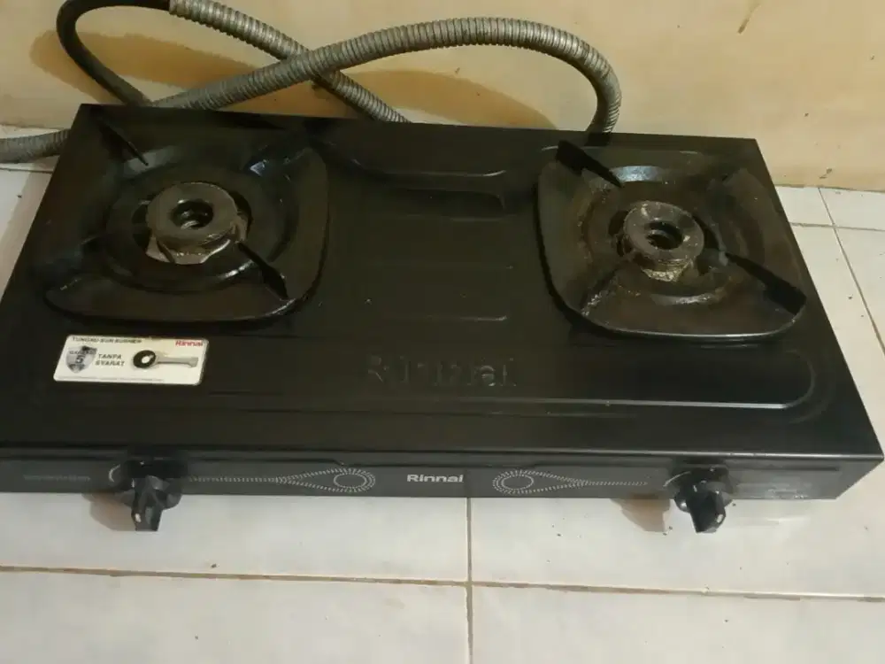 Di jual CPT kompor gas Rinai bekas + regulator