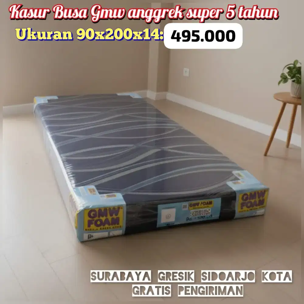 Kasur busa super gmw anggrek 90*200*14 bergaransi 5 tahun