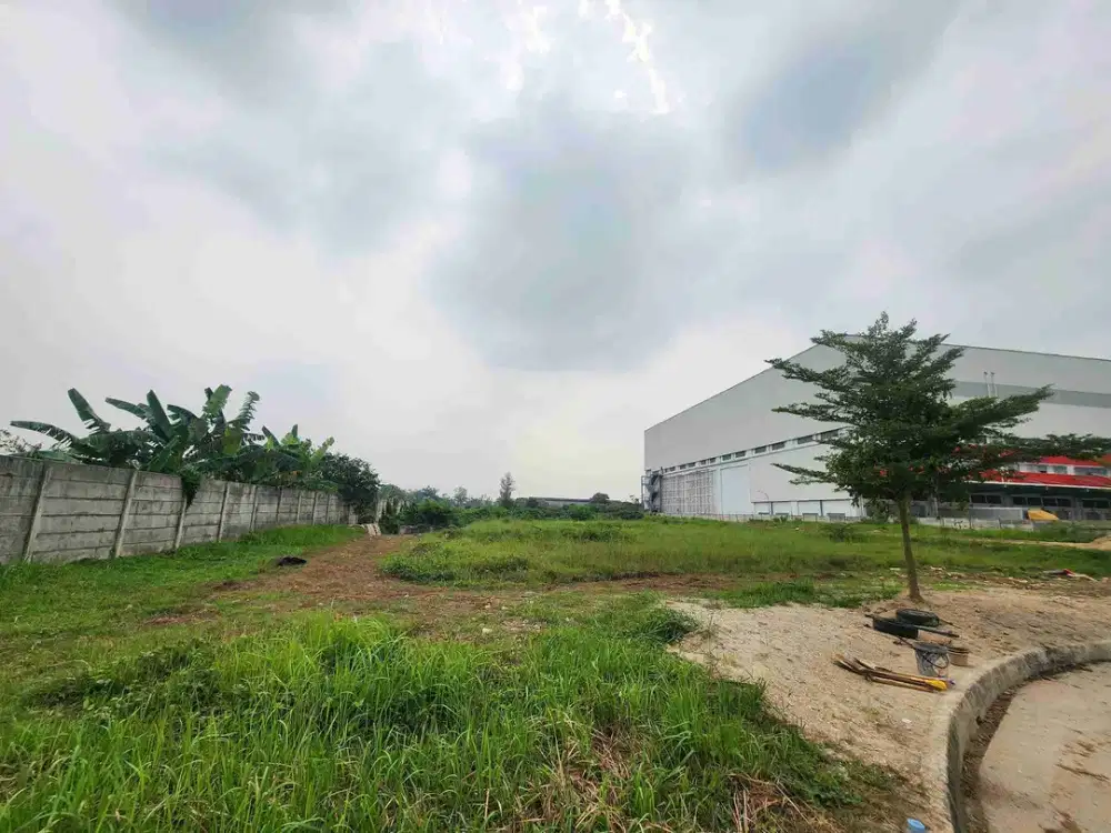 dijual tanah darat kawasan industrial WWTP luas 7.000meter Bitung Tangerang