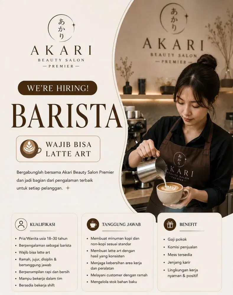 Barista berpengalaman paskal