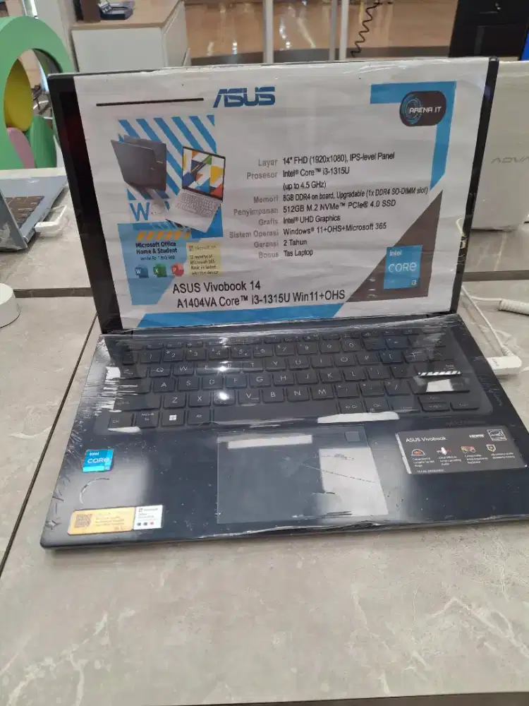 Promo cicilan laptop asus vivobook 14 intel core i5