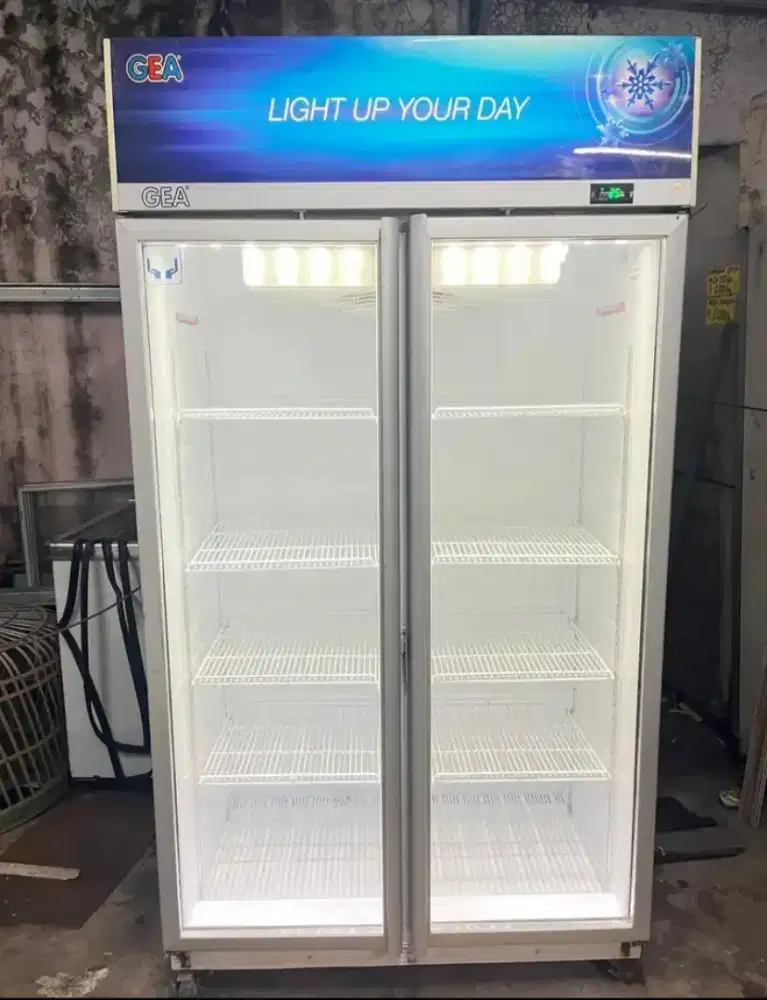 Showcase 2pintu gea 800L