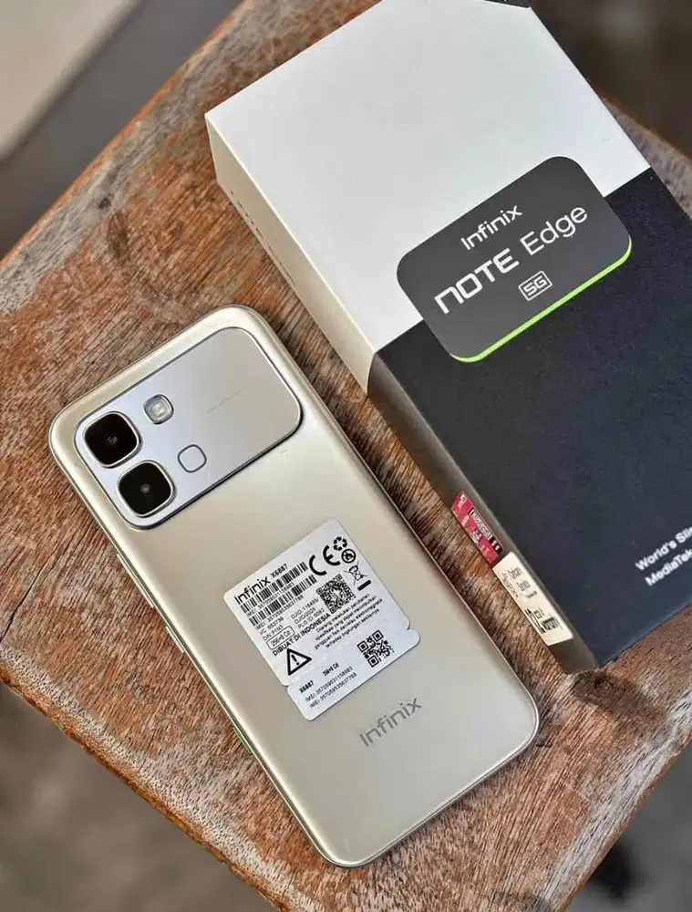 Infinix note edge 5g 8/256 fulset ori