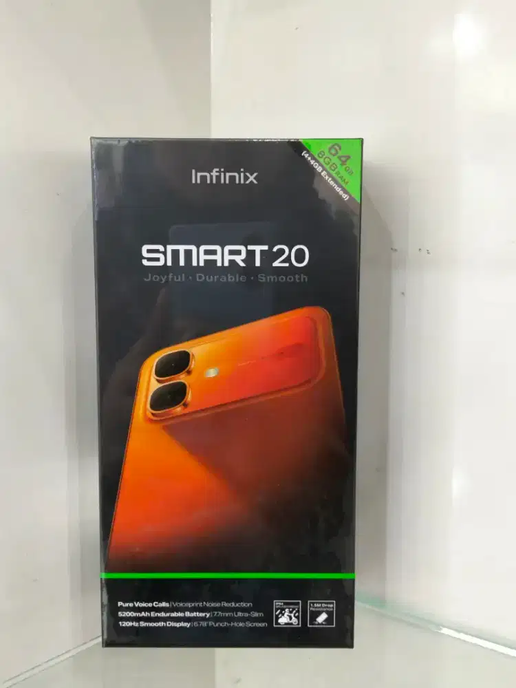 INFINIX SMART 20 4+4/64GB New Segel Garansi Resmi