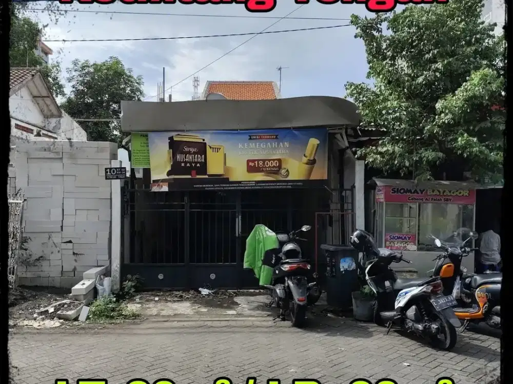 Dijual rumah usaha 1 lantai  Ketintang Tengah Surabaya Selatan
