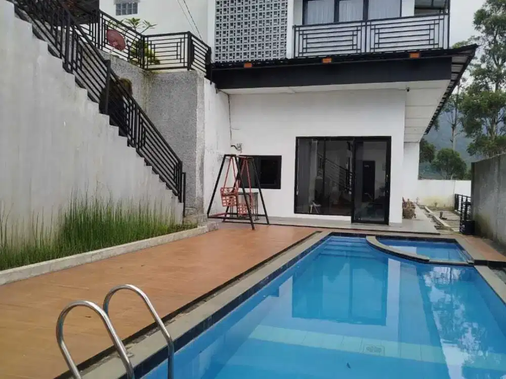 Villa Bagus Siap Huni Furnished di Ciwidey Sangat Asri adem di Bandung