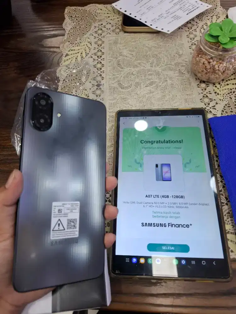SAMSUNG A07 4/128 PROMOO KREDIT TANPA DP