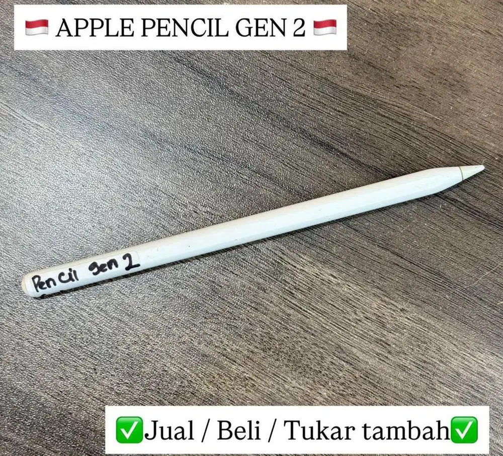 Apple Pencil Gen 2 White Masih Ok
