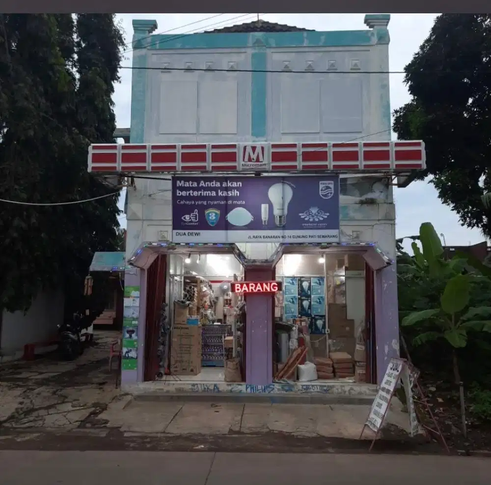 Dijual bangunan komersil