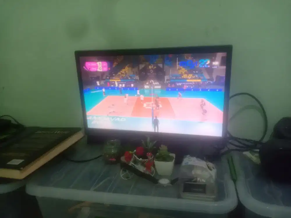 TV STB ANTENNA + Speaker Aktif Full Set Cocok untuk Di kontrakan