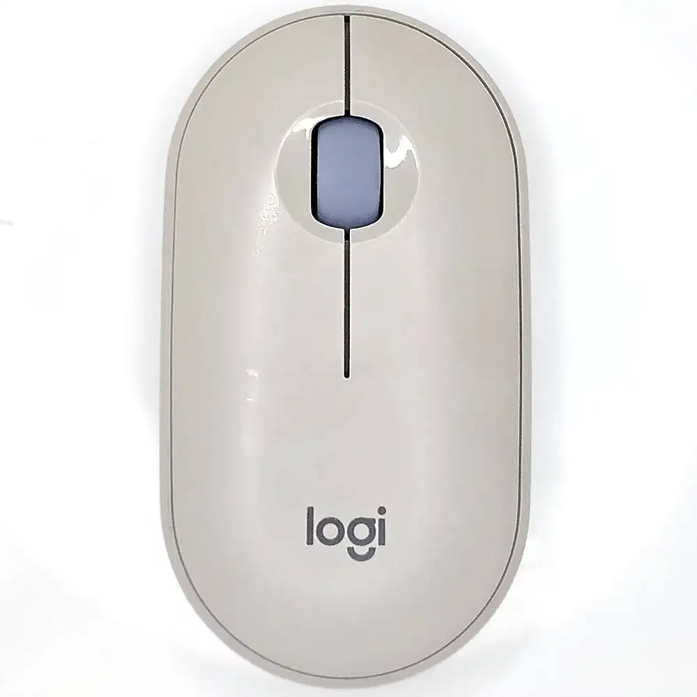 260619D Original Logitech Pebble 2 M350s Tonal Sand Putih Bluetooth Wi