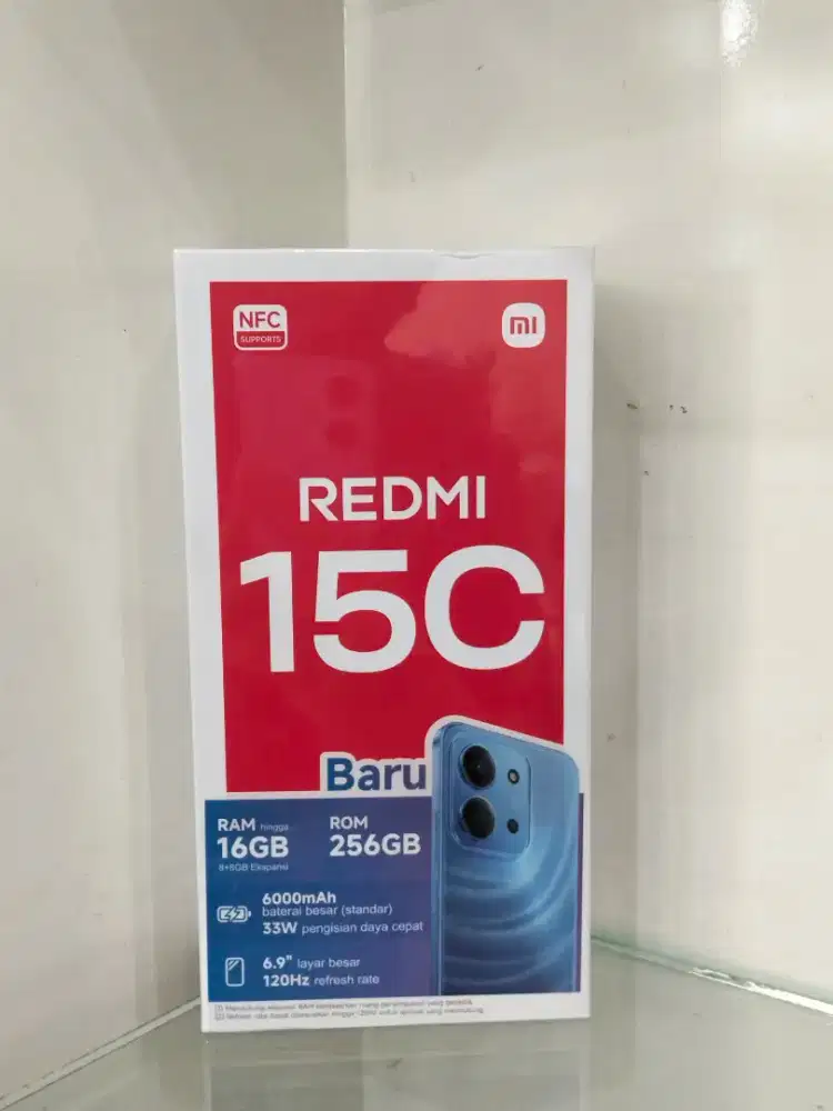 Redmi 15C 8+8/256gb New Segel Garansi Resmi