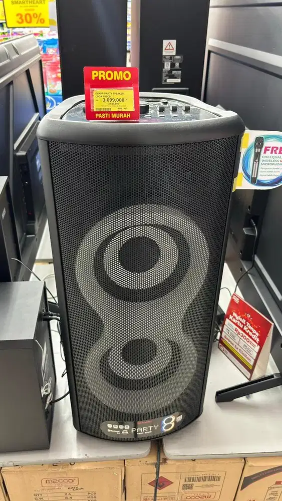 Speaker sharp party bisa cicilan